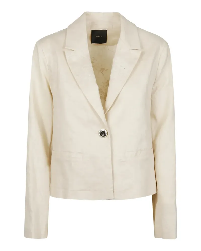 Pinko single-breasted blazer - Nude Nude
