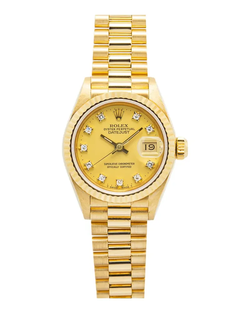 Rolex pre-owned Datejust 26mm watch - Gold Gold