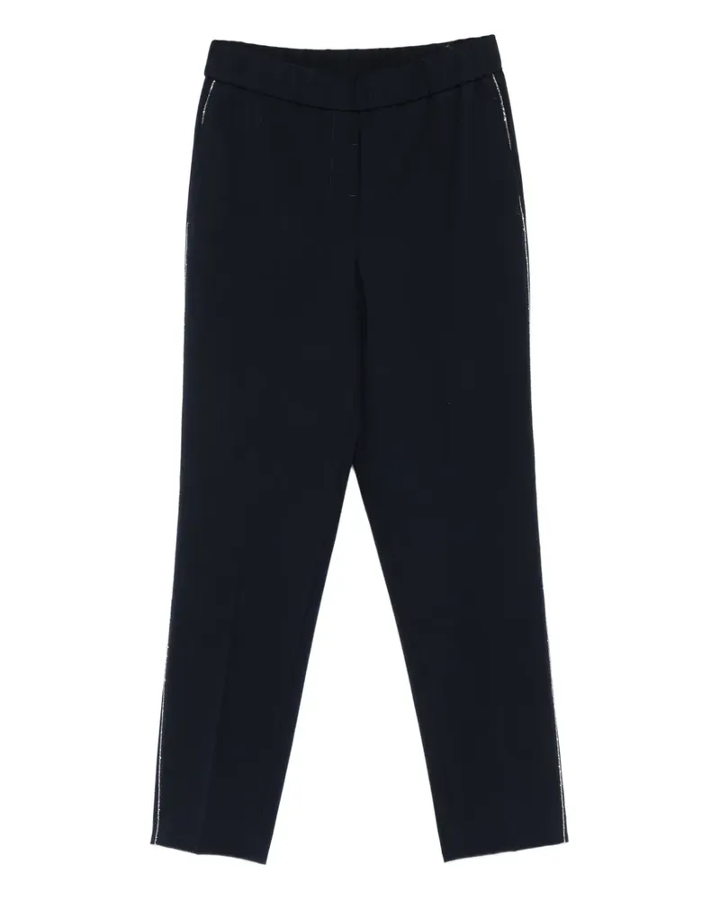Peserico Hose mit elastischem Bund - Blau Blau