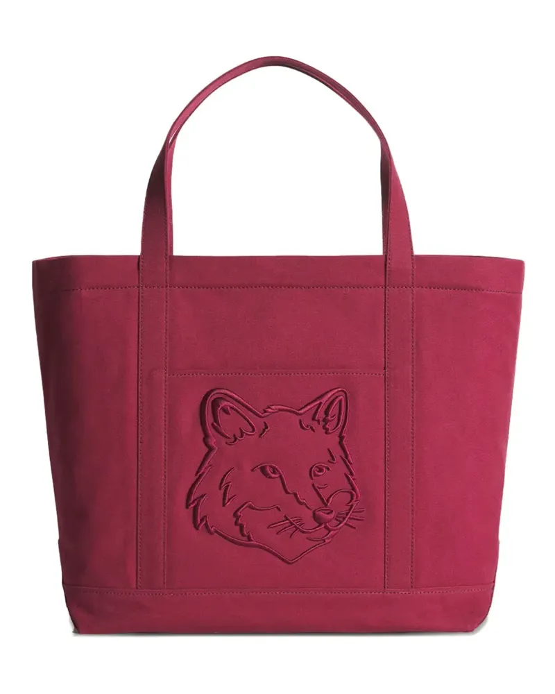 Kitsuné large Fox Head tote bag - Rot Rot