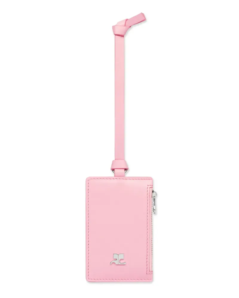 Courrèges Kartenetui mit Reißverschluss - Rosa Rosa