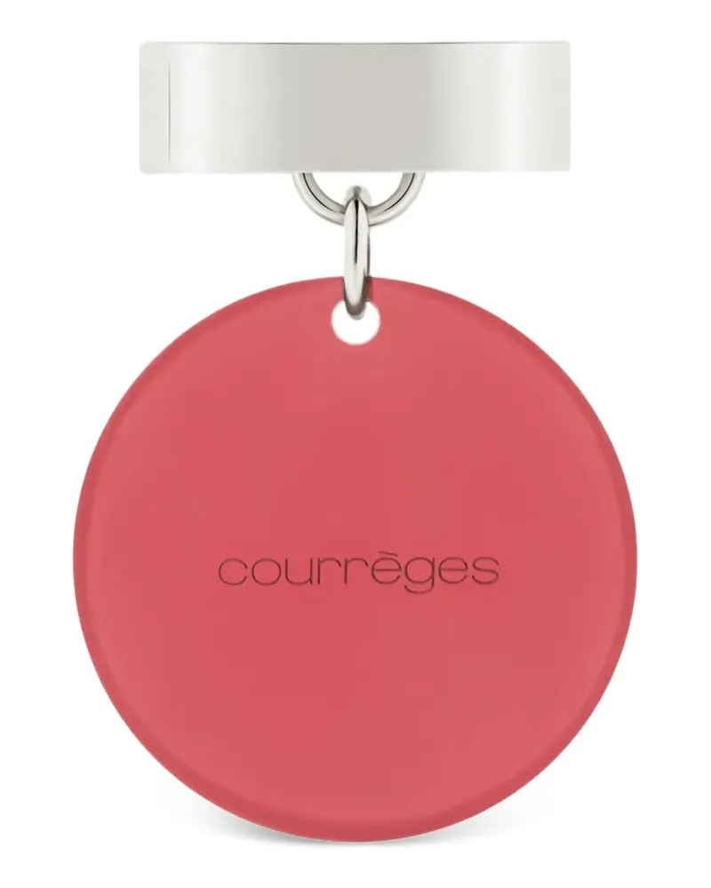 Courrèges Ring mit rundem Schild - Silber Silber
