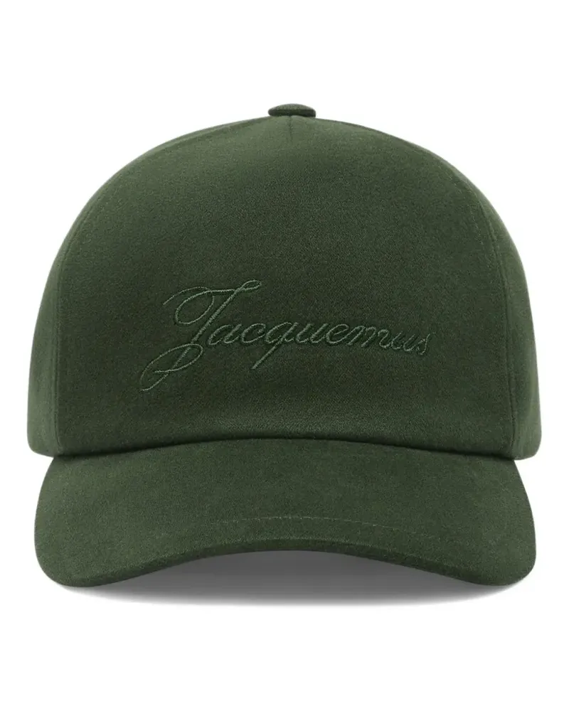 Jacquemus Baseballkappe mit Logo-Stickerei - Grün Grün