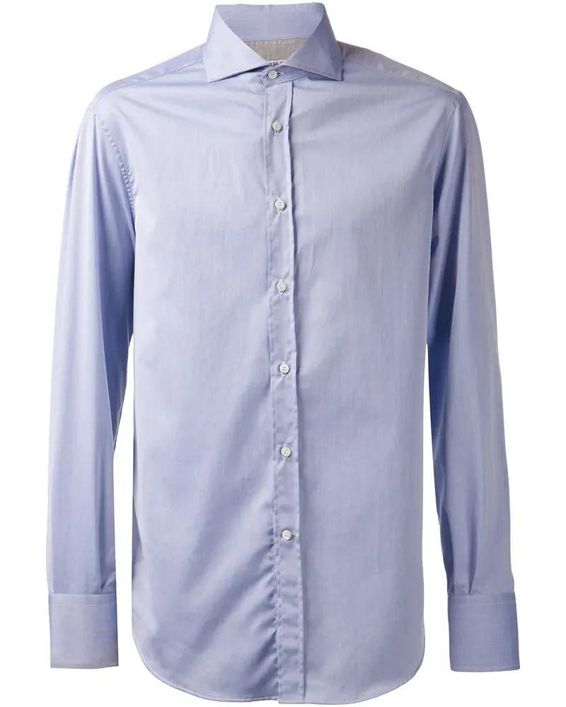 Brunello Cucinelli Klassisches Hemd - Blau Blau