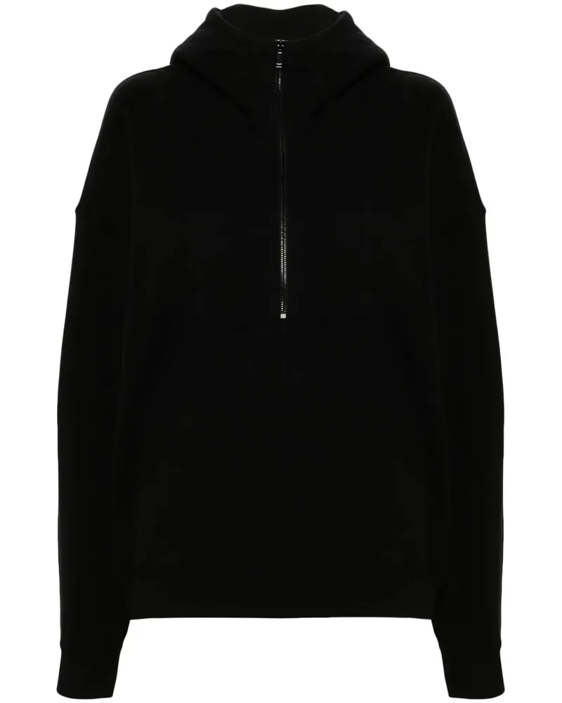 Saint Laurent Hoodie mit Reißverschluss - Schwarz Schwarz