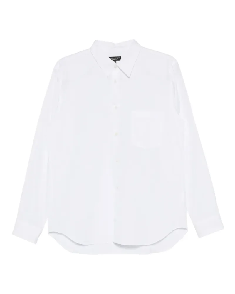 Comme des Garçons Core cotton long-sleeve shirt white - Weiß Weiß
