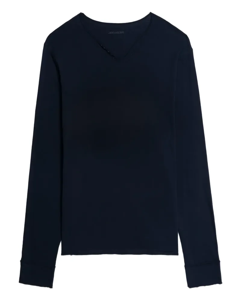 Zadig & Voltaire T-Shirt aus Bio-Baumwolle - Blau Blau