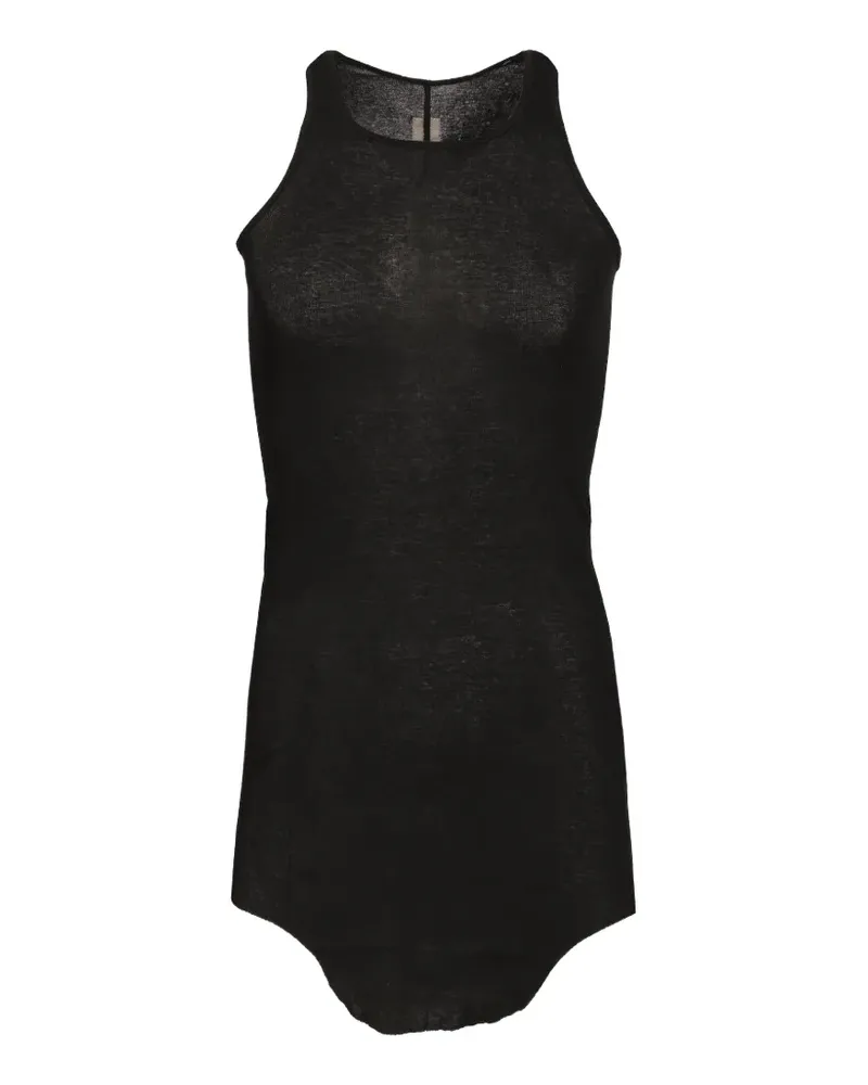 Rick Owens ribbed-knit tank top - Schwarz Schwarz