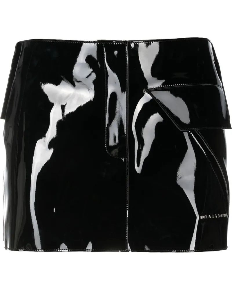 1017 ALYX 9SM Minirock mit Logo-Prägung - Schwarz Schwarz