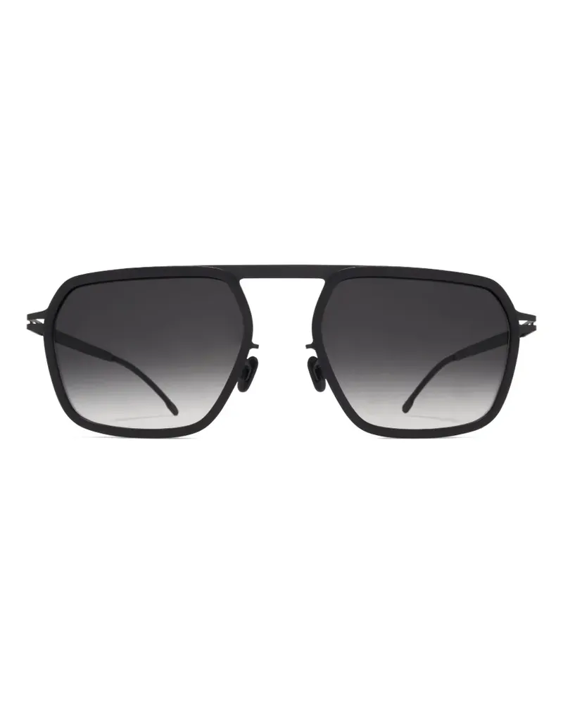 Mykita Yucca geometric-frame sunglasses - Schwarz Schwarz