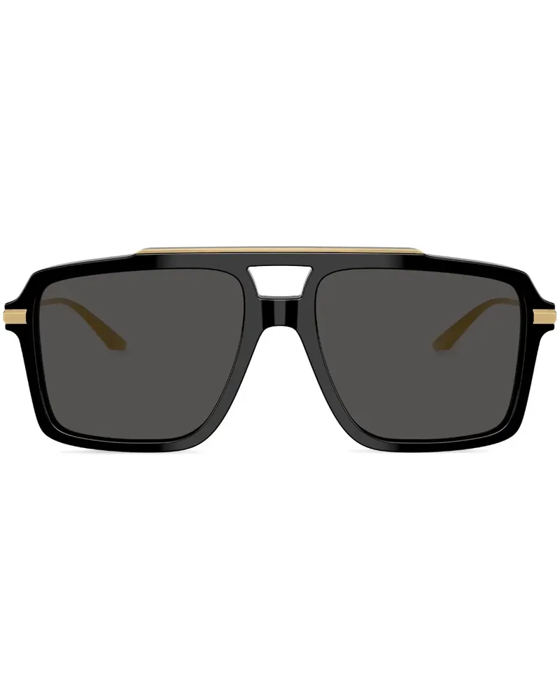 Dolce & Gabbana Getönte Pilotenbrille - Schwarz Schwarz