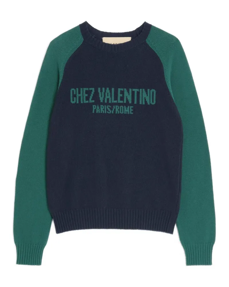 Valentino Garavani Pullover mit Chez-Motiv - Blau Blau
