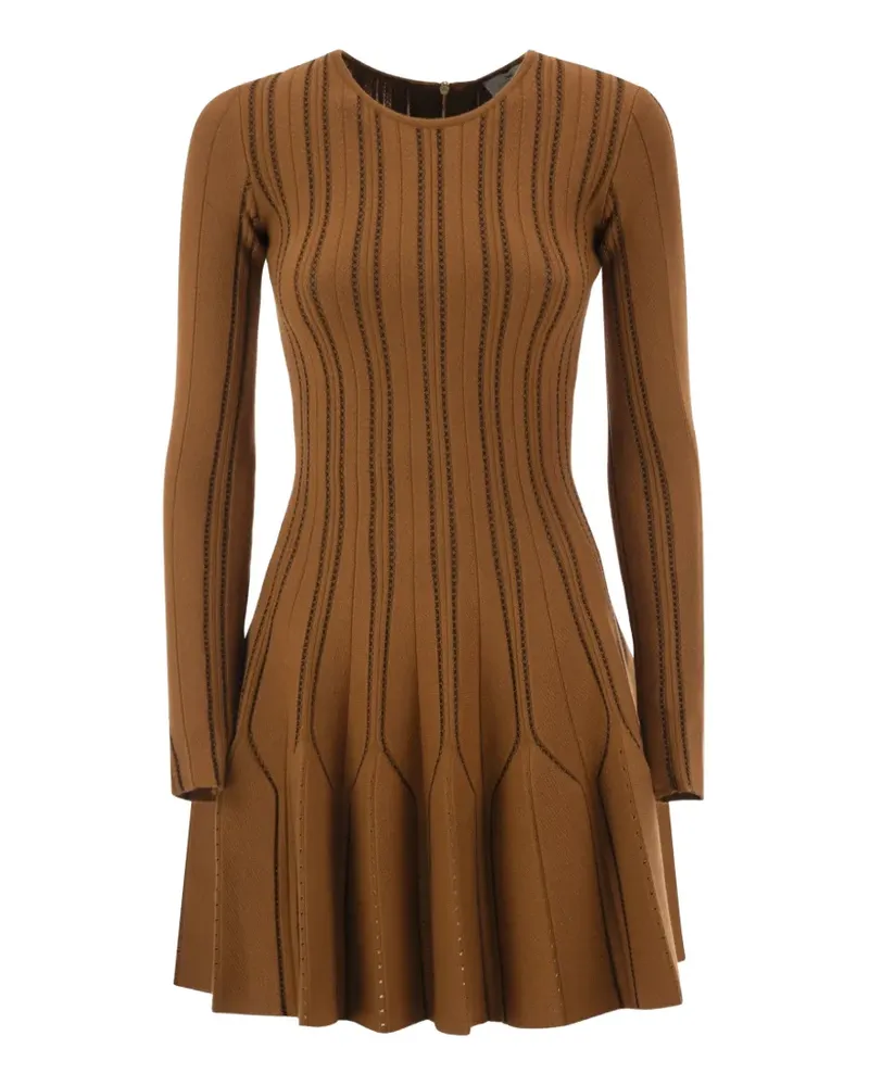 Elisabetta Franchi Origami mini dress - Braun Braun
