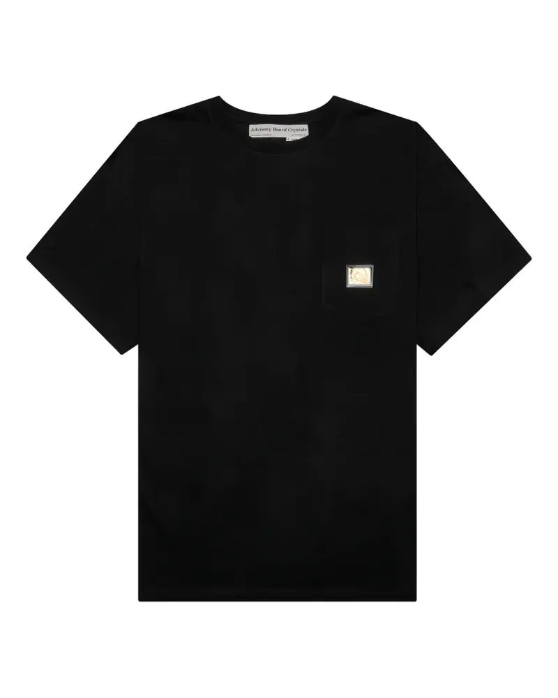 Abc. ABC T-Shirt mit Brusttasche - Schwarz Schwarz