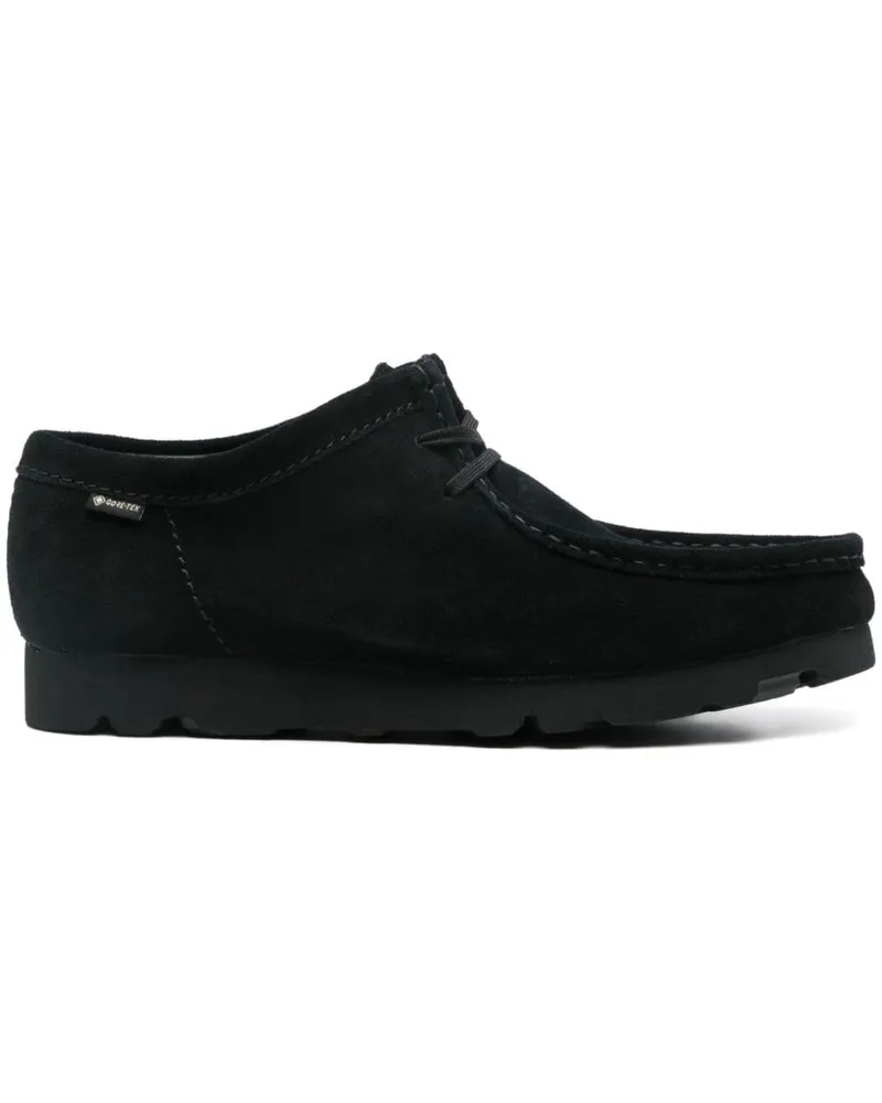 Clarks Derby-Schuhe aus Wildleder - Schwarz Schwarz