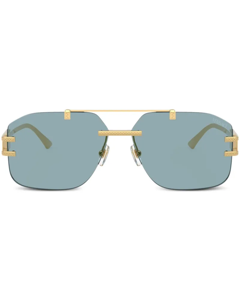 Versace Getönte Pilotenbrille - Gold Gold