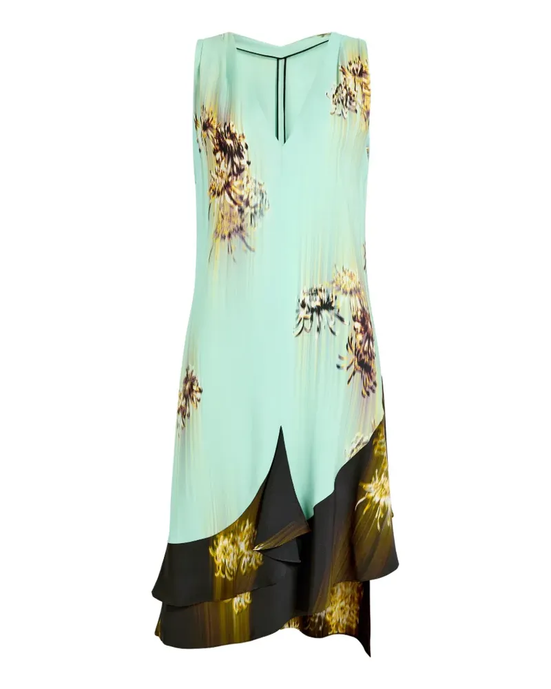 Proenza Schouler Rhetta Midikleid mit Print - Grün Grün