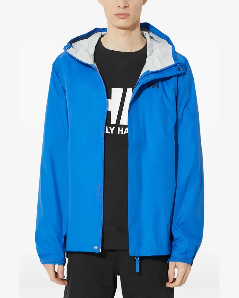 Helly Hansen hooded zipped lightweight jacket - Blau Blau