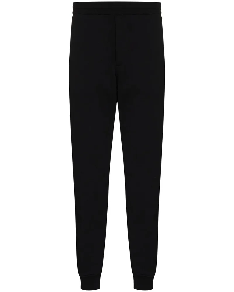 Alexander McQueen Jogginghose mit Logo-Streifen - Schwarz Schwarz