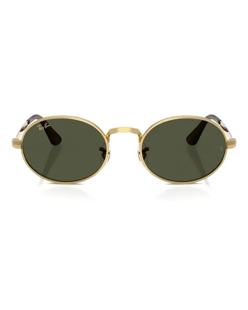 Ray Ban oval-frame sunglasses - Gold Gold