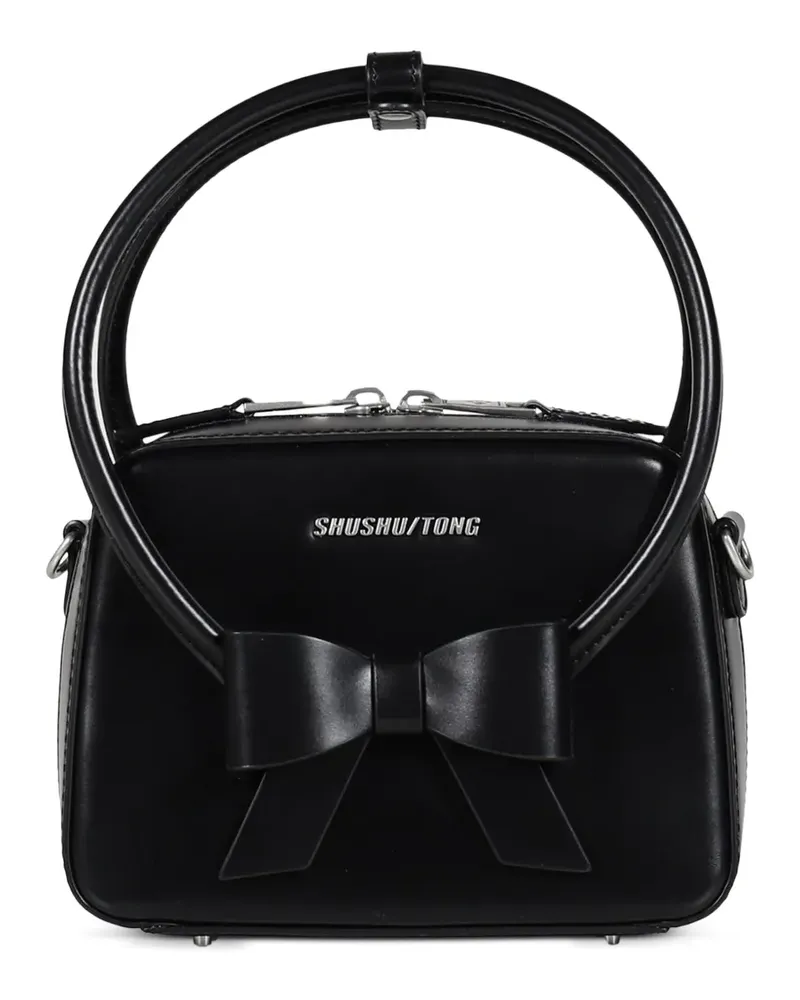 SHUSHU/TONG Handtasche mit Schleifendetail - Schwarz Schwarz