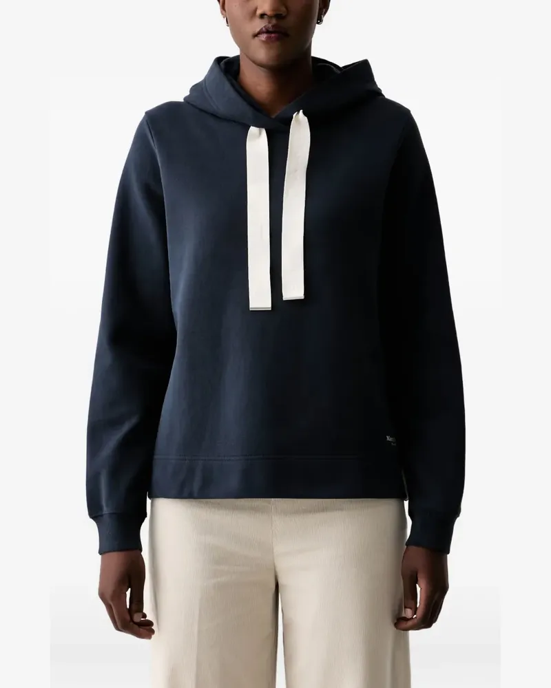 Marc O'Polo logo-print hoodie - Blau Blau