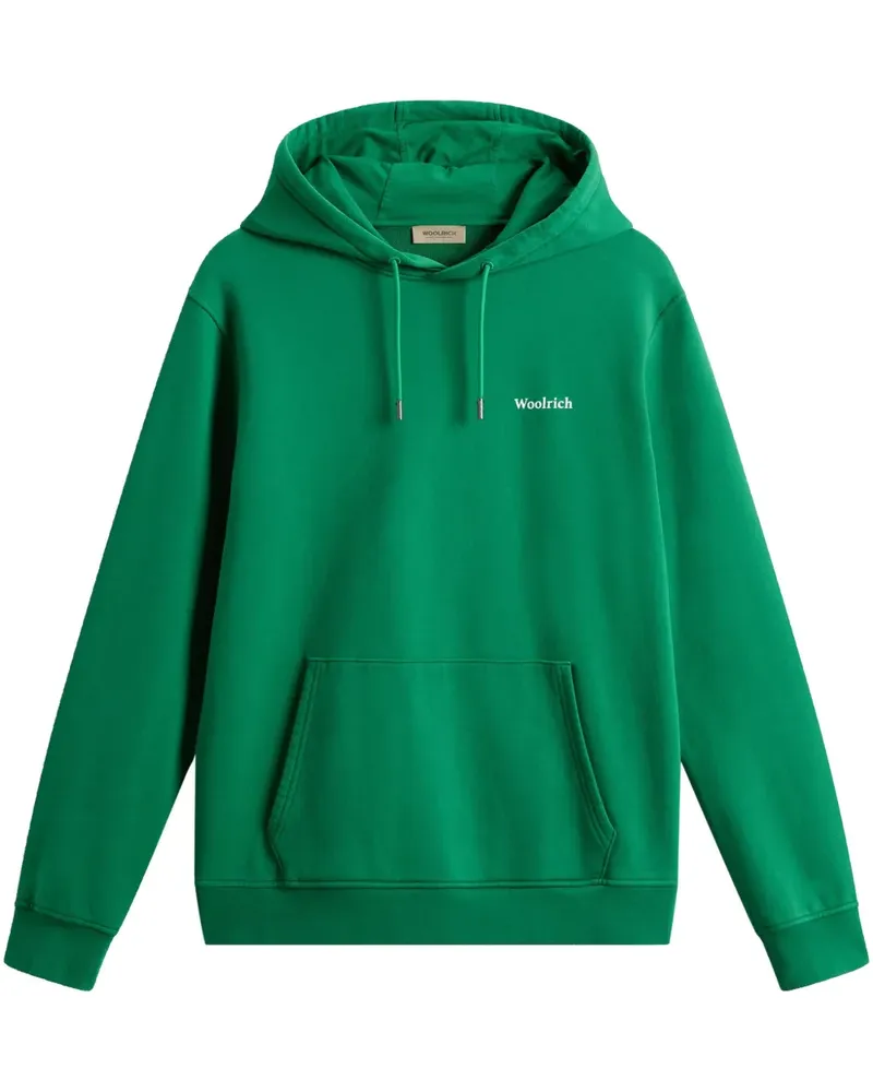 Woolrich Hoodie mit grafischem Print - Grün Grün