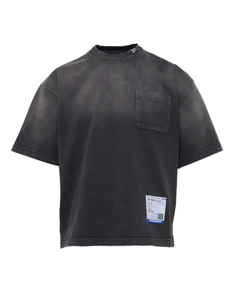 MIHARAYASUHIRO T-Shirt im Distressed-Look - Schwarz Schwarz