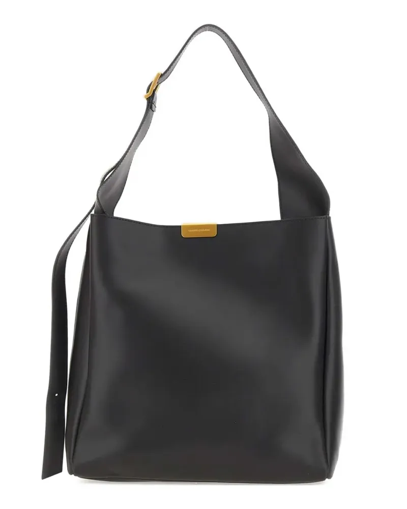 Gianni Chiarini Luz Schultertasche mit verstellbarem Riemen - Schwarz Schwarz