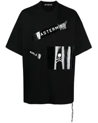 Mastermind World T-Shirt mit Logo-Print Schwarz