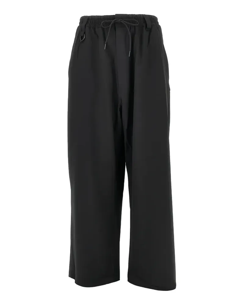 Y-3 Straight-Leg-Hose mit Kordelzug - Schwarz Schwarz
