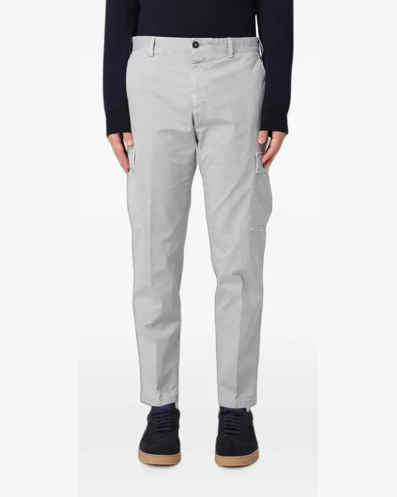 PT TORINO cotton cargo trousers - Grau Grau