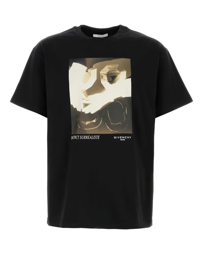 Givenchy T-Shirt mit Rundhalsausschnitt - Schwarz Schwarz