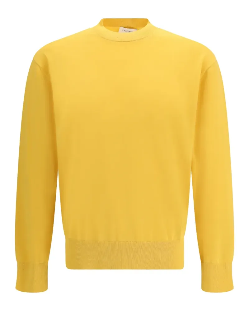 Laneus Geripptes Sweatshirt - Gelb Gelb