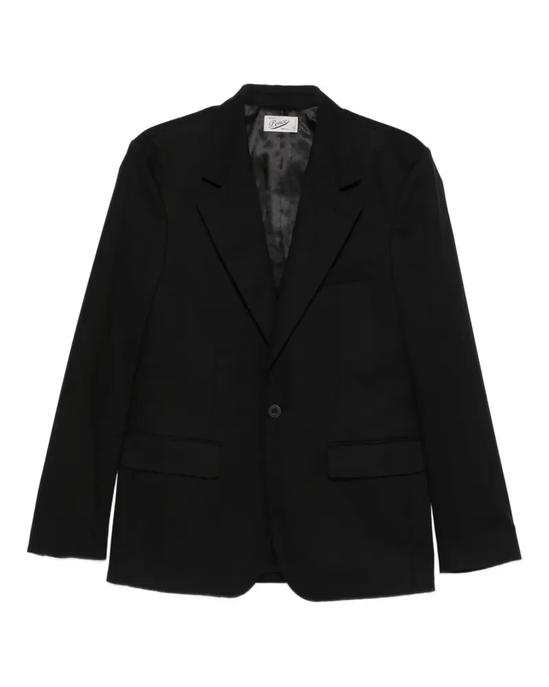 PENCE Gabriel notched-lapel single-breasted blazer - Schwarz Schwarz