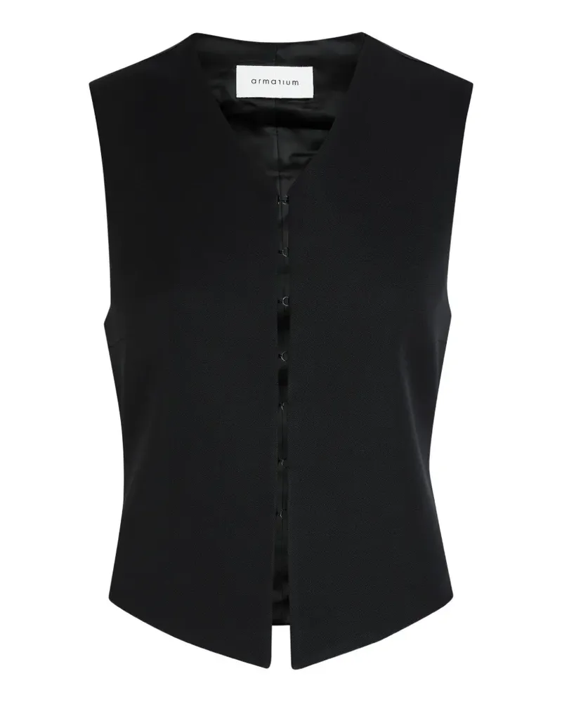 ARMARIUM Guia Weste mit V-Ausschnitt - Schwarz Schwarz