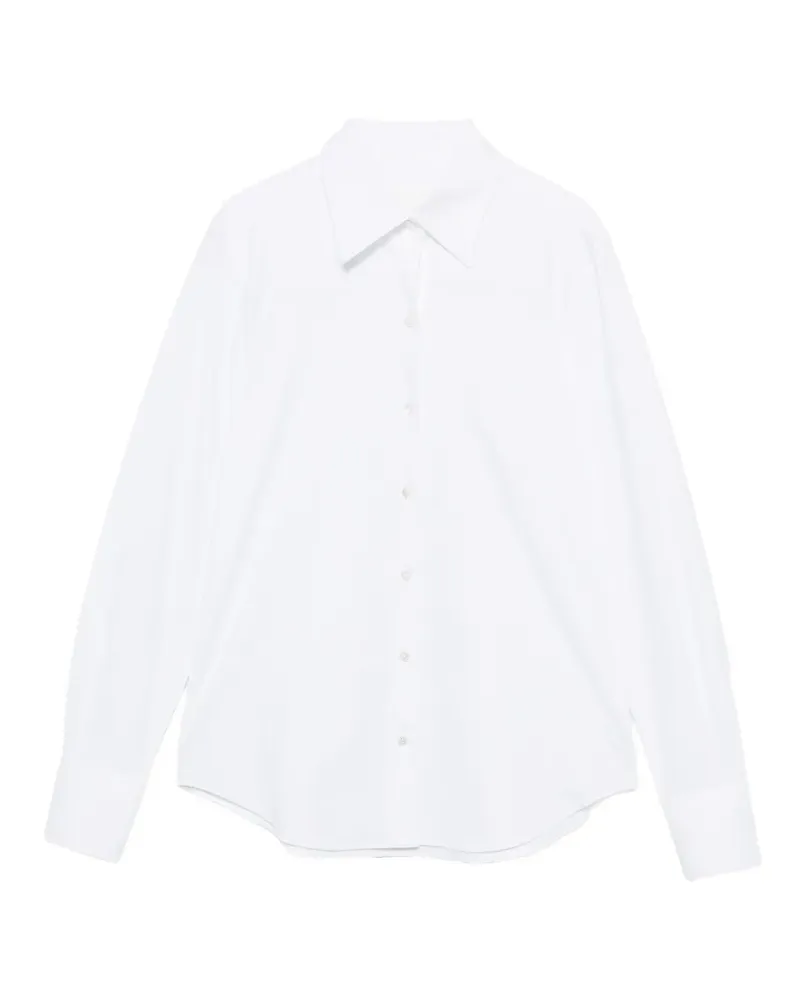 XACUS Perla long-sleeve button-down shirt - Weiß Weiß