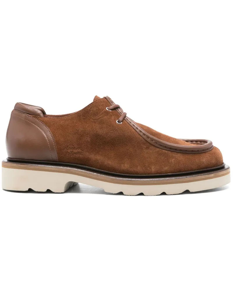 Kitsuné Derby-Schuhe aus Wildleder - Braun Braun