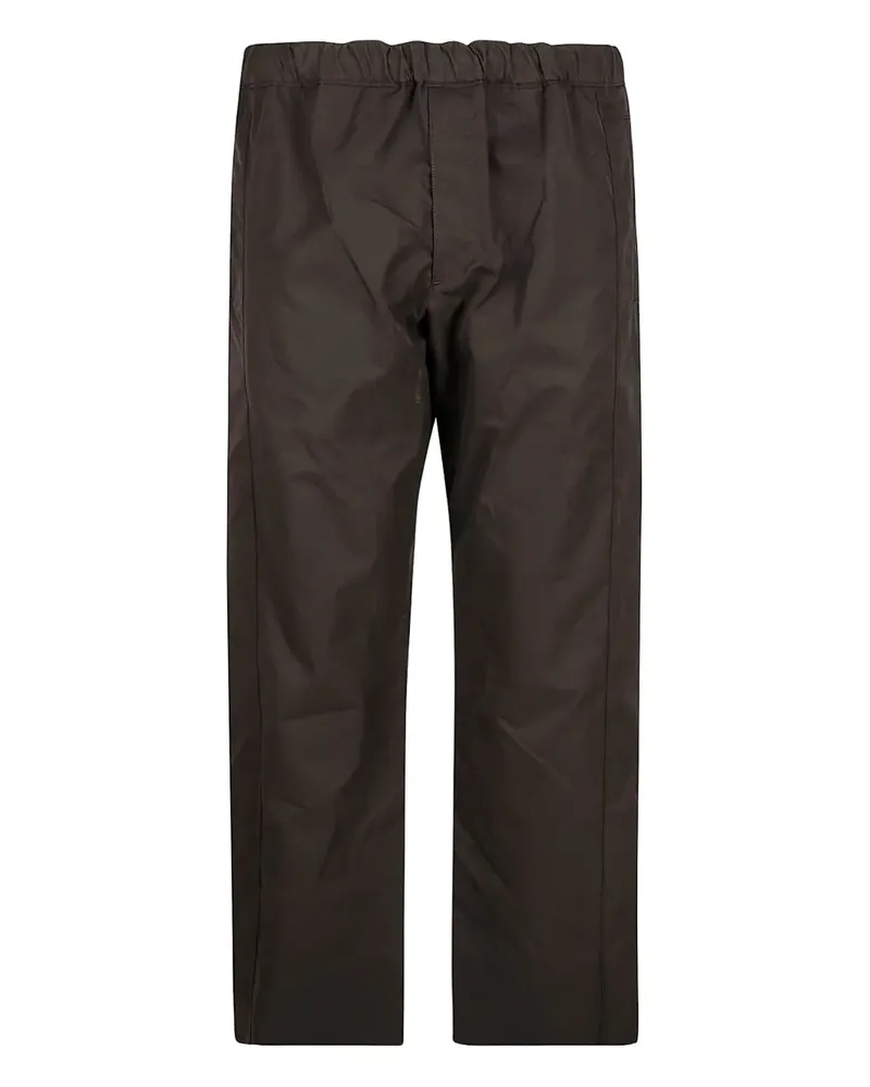 Alexander McQueen Gerade Hose mit Stretchbund - Schwarz Schwarz