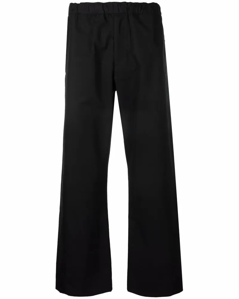 Alexander McQueen Gerade Hose mit Stretchbund - Schwarz Schwarz