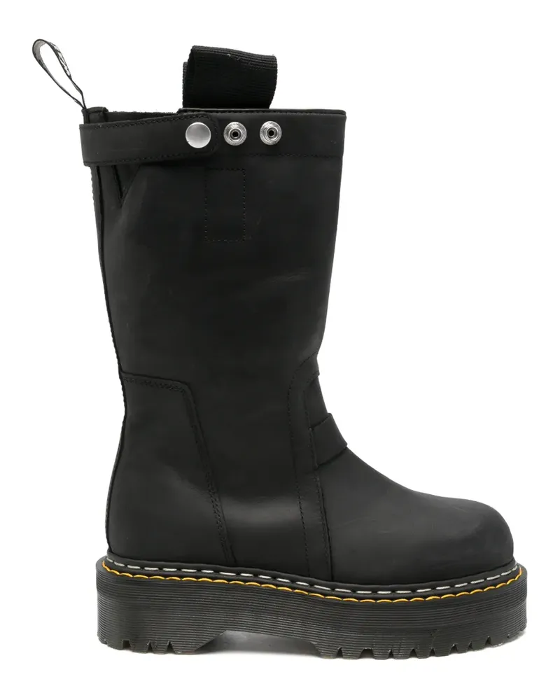 Rick Owens x Dr. Martens Quad Sole Stiefel - Schwarz Schwarz