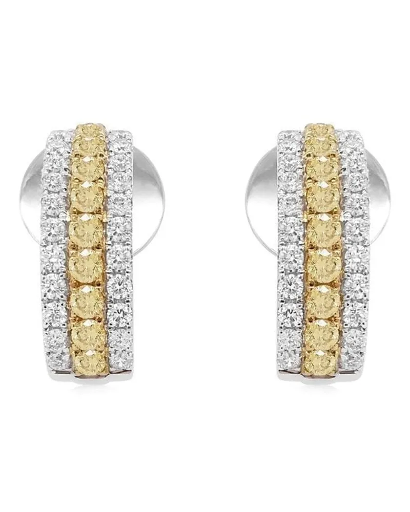 HYT Jewelry 18kt Weißgoldcreolen - Silber Silber