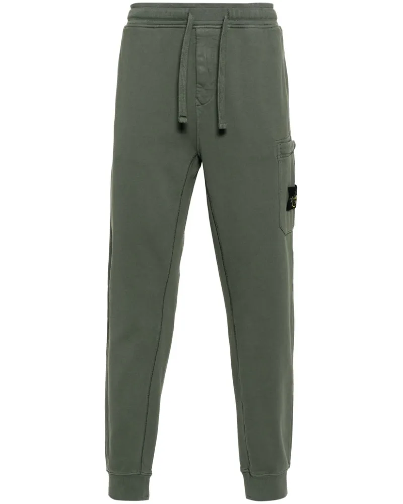 Stone Island Jogginghose mit Kompass-Patch - Grün Grün