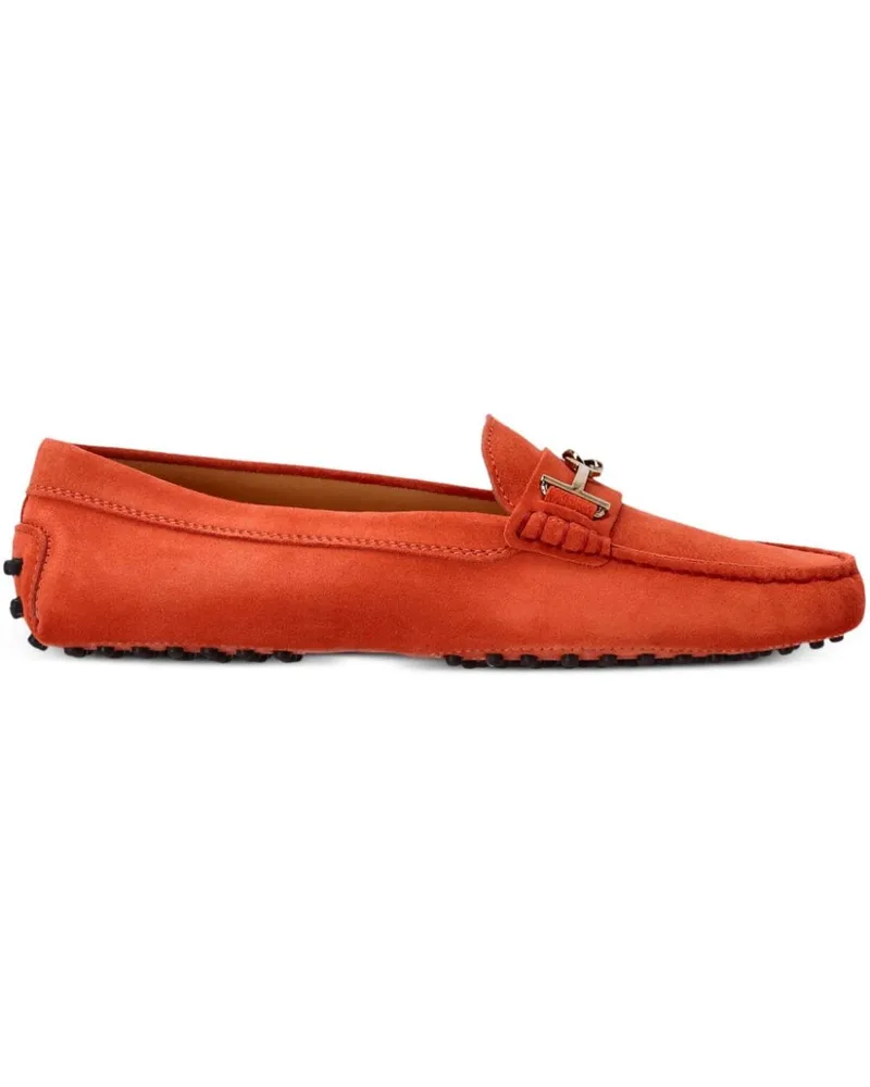 TOD'S Gommini Loafer mit T-Ring - Orange Orange