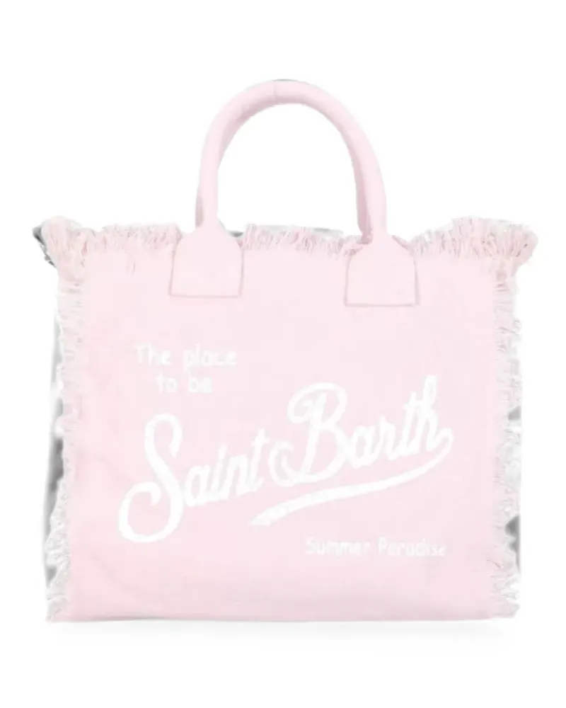 MC2 Saint Barth fringed-edge tote bag - Rosa Rosa