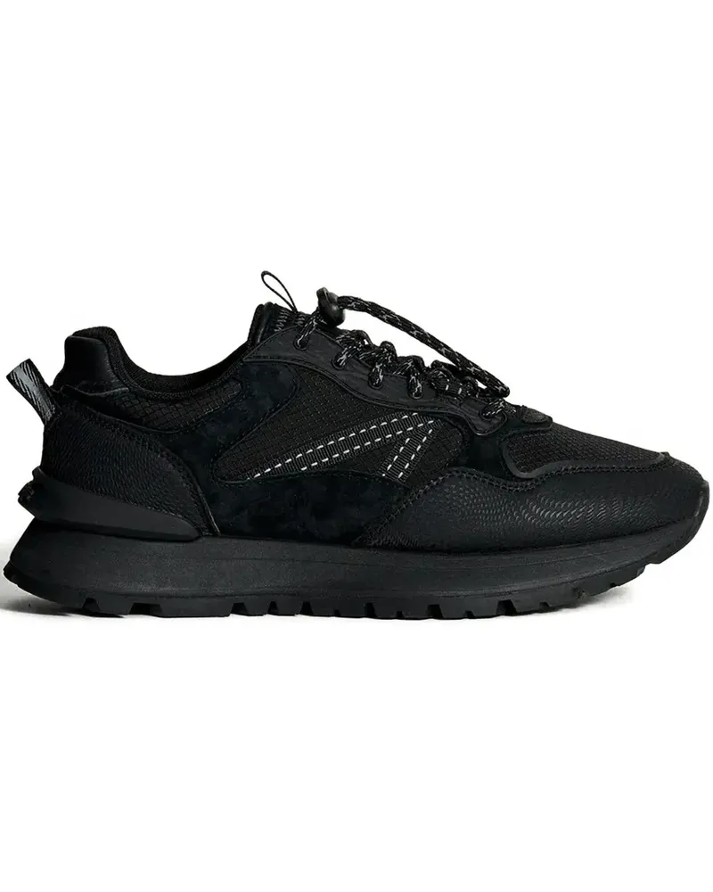 HOFF City of Road Sneakers mit Wildledereinsätzen - Schwarz Schwarz