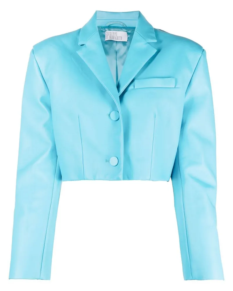 Giuseppe di Morabito Einreihiger Cropped-Blazer - Blau Blau
