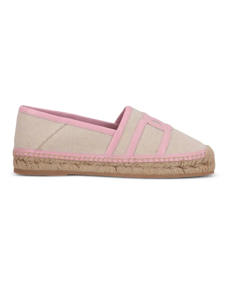 TOD'S logo-patch espadrilles - Nude Nude