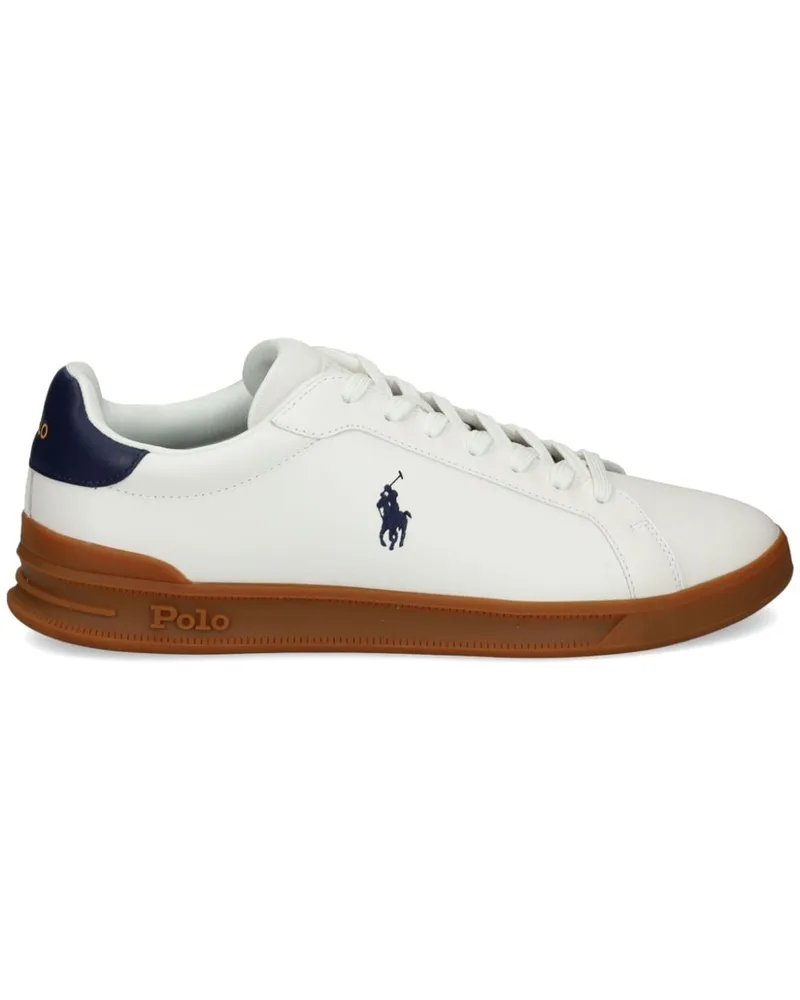 Ralph Lauren Sneakers aus Leder - Weiß Weiß