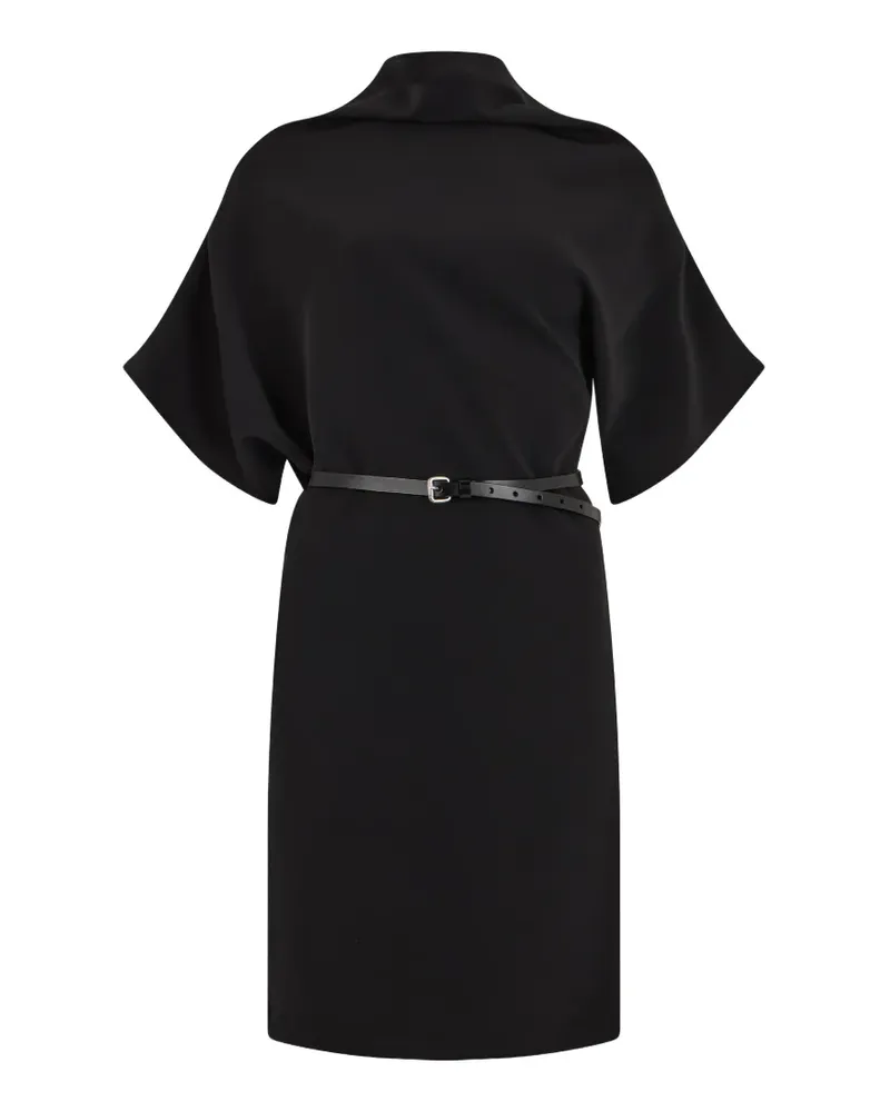 P.A.R.O.S.H. P.A.R.O H. Kurzärmeliges Midikleid - Schwarz Schwarz